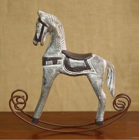 wooden rocking horse ornament