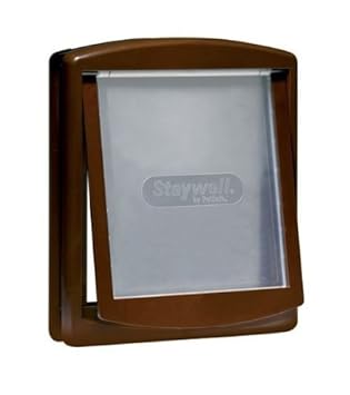 STAYWELL 775, Hundetür / Braun, für große Hunde Hundeklappe