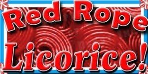 Concession graphics -18 in x 9 in - RED ROPE LICORICE - Weatherproof BACKLIT FILM