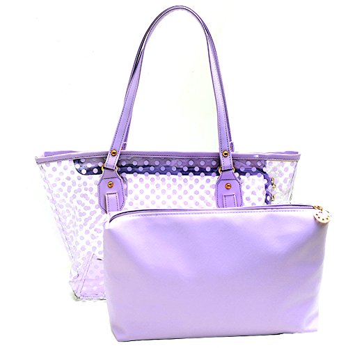 Semi-clear Beach Wallet Swimming Tote Shoulder Bag Airport Work Bag Lunch Bag