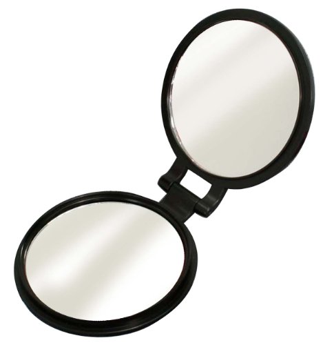 Double-sided compact mirror (10x magnifying glass with) YL-10