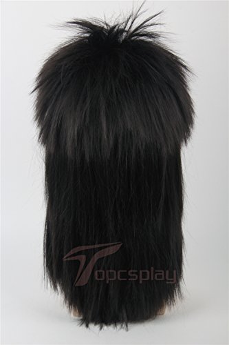 Topcosplay 80S Rocking Dude Wig Fancy Dress Punk Metal Rocker Mullet Style Wig