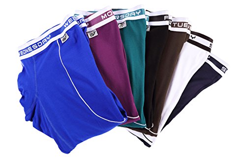 ARCITON Men's Low Rise Leggings Long Johns Thermal Pant Pack of 7 Colors US M/with Tag L(Waist: 33"- 35")