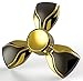 Scribbler Fidget Spinner Premium Metal Ceramic Bearing Spinner Toy - Fast High Speed up to 7 Minutes Spin - Finger Spinner Focus Toys Perfect Anxiety,Autism,Boredom (Gold)