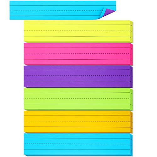 150 Sheets Sentence Strips Ruled Rainbow Sentence Strips Sentence