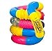 Tangle Jr. Brain Tools Textured Sensory Fidget Toy, 3 Pack, Pink Yellow Blue, Blue Orange Green, Red Pink Blue