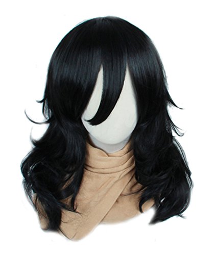 Rolecos Shota Aizawa Cosplay Wigs Mens Long Wavy Synthetic Hair