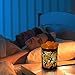 Himalayan Salt Lamps, OxyLED Natural Pink Salt Night Lights with Two Bulbs, Crystal Rock Salt Light in Metal Basket Lampshade with Dimmer Switch, Father's Day Gift (3.15 x 4.33