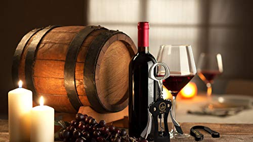 Wine Ziz Wing Corkscrew Bottle Opener with Bonus Foil Cutter | Sturdy Metal Cork Screw | Built-In Beer Cap Opener | Sleek and Stylish Accessories | Best Housewarming Kitchen Gift for Women and Men