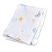 Lulujo Baby 100% Cotton Muslin Swaddle Blanket, 47 x 47-Inches, Dreamland
