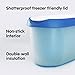 SUMO Ice Cream Containers for Homemade Ice Cream - 1 Storage Container for Freezer, 1.5 Quart, Blue