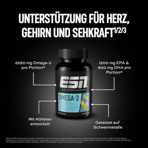 Omega-3 60 Kapseln, 20 Portionen