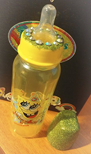 Glitter Spongebob Adult Baby Bottle BABY NIPPLE
