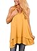 Alvaq Women's Casual Basic Cotton Sleeveless Tank Tops Tunic Large Yellow