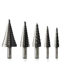 Neiko 10198 un paso Métrico Set 5 brocas métricas
