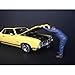 Mechanic Frank Under The Hood Figurine for 1/18 Scale Models by American Diorama 38179