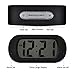 Samshow Boys Alarm Clock, Desk Clock, Travel Alarm Clock, Portable Clock, Simple Setting, Snooze Light, Shockproof, Large LED Screen, Progressively Louder Wake, Battery Powered Included （Black）