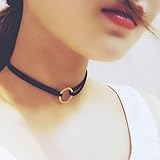 Yean Black Gothic Lace Choker Necklace, Velvet Choker Leather for Women and Girls