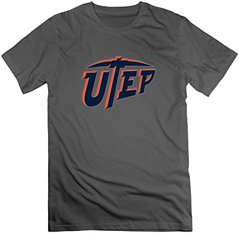 EnHui Men's Utep Logo Brand T Shirt XXL DeepHeather