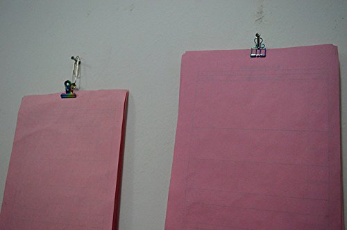 Creative Rainbow Paper Clips, Office Supplier Metal Wire Binder Clips, Colorful Hollow Out Paper Organizer, for Chip & Bag and Food Heavy Duty Clips Home Accessories (6 Pcs) - Thumbnail 4