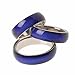 Dozen Assorted Size Stainless Steel Mood Rings