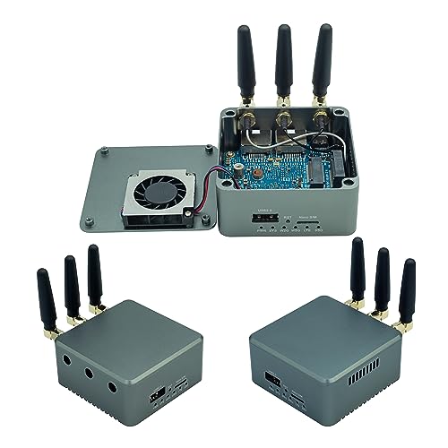 Banana Pi BPI-R3 Mini Wi-Fi 6 Open Source OpenWRT Router Board, Wireless Dual-Band Mini WiFi Router, MediaTek MT7986 (Filogic 830) CPU, Support 5X GbE and 2X 2.5GbE SFP for NAS Smart Home Gateway