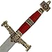 Armory Replicas King Solomon Medieval Crusader Dagger Red