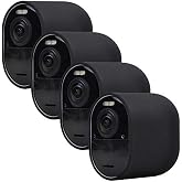 Silicone Case Cover for Arlo Camera, Weatherproof Protective Skin Cover for Arlo Ultra/Ultra 2/Pro 4/Pro 3 Black, 4 Pack
