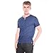 Lucky Brand Men's Notch Neck TEE Shirt, Medium Indigo, XL
