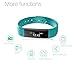 Fitness Activity Tracker, 11TT YG3 Sport Bracelet Wristband Pedometer Smart Band with Step Tracker/Calorie Counter/Sleep Monitor/Call Notification Push for iPhone iOS and Android Phone (Green)