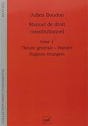 Manuel de droit constitutionnel