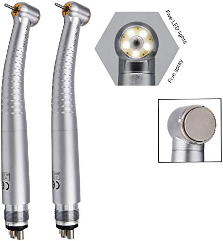 2PCS 5 LED Light High Speed Hand Tools 4 Holes