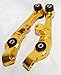 1 Pair Front Lower Control Arms for 2003-2007 Nissan 350Z Coupe 2D/Convertible 2D 2003-2007 Infiniti G35 Base Coupe 2D (GOLD)