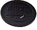 zorratin Full Black Metal Trail Rated 4x4 Round Emblem Badge Mountain for Jeep Wrangler Side Rear Trunk Tailgate Hatch