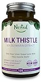 MILK THISTLE 250 mg | 120 Capsules | Pure Seed Extract - 80% Silymarin Standardized Quality | High Potency Liver Care, Detox and Cleanse Support for Men & Women | Vegan Herb Supplement | Non GMO Pills