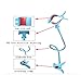Baby Bottle Holder Multifunctional 360º Rotating Twin Baby Bottle Holder Blue