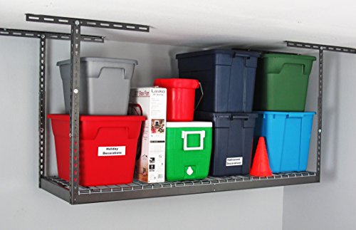 MonsterRax - 2x6 Overhead Garage Storage Rack - Hammertone (12