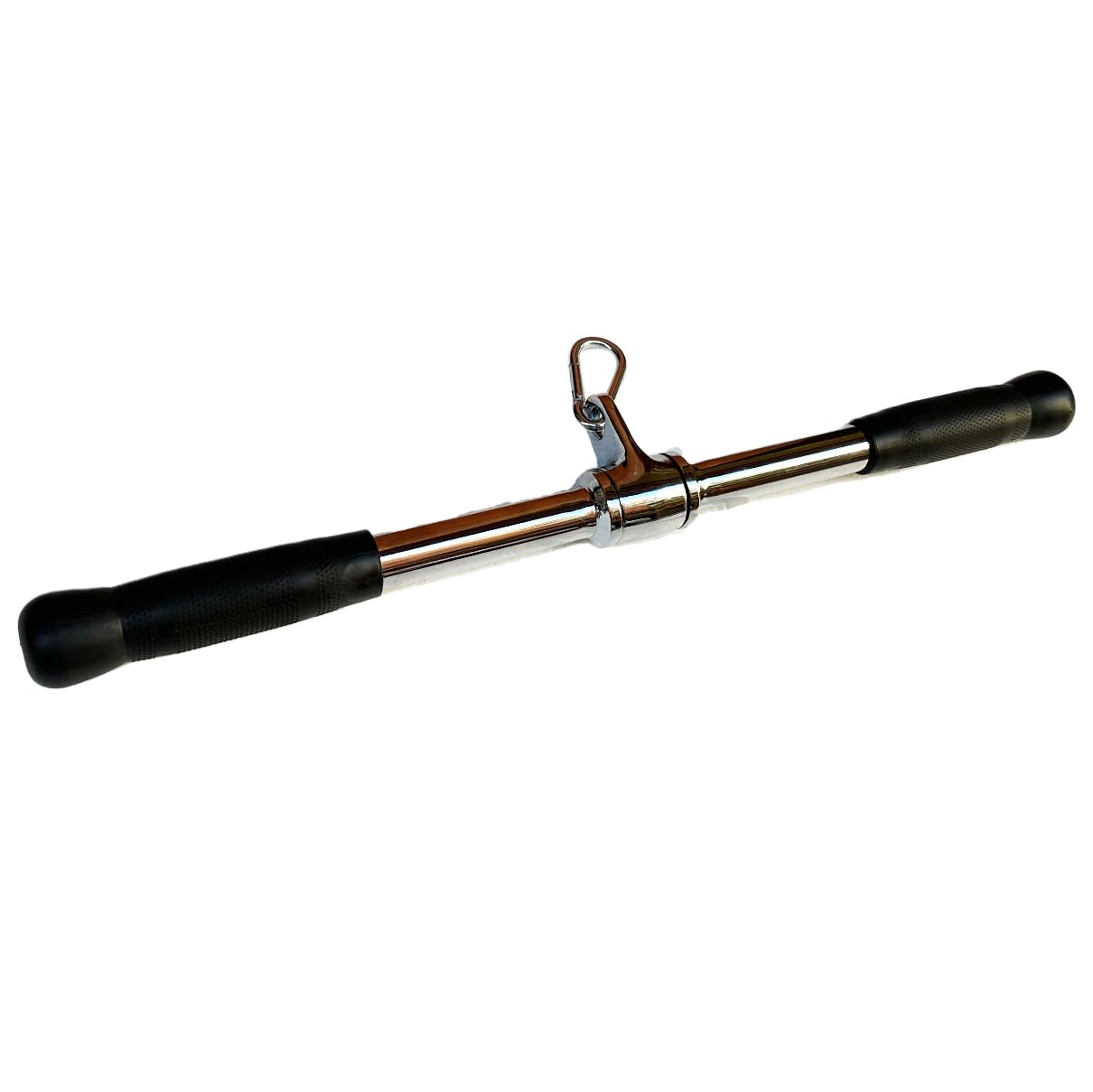 Barbell Multi-Exerciser Cable Attachment For Cable Machines, Lat Pull Down Bar Cable Machine Attachments, Tricep Press Down Bar, Revolving Straight Curl Bar with Rotating Grips (22 Inch)