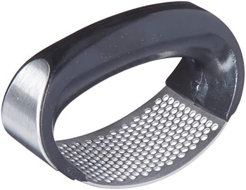 Magneticspace Garlic Press Rocker Stainless Steel Ginger Crusher Squeezer with Ergonomic Handle Easy to Clean (1Pack),