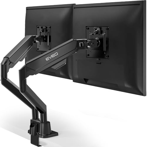EVEO Gas Spring Dual Monitor Arm