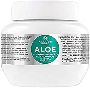 Kallos Aloe Vera moisture repair Shine Hair mask cosmetic femme 275ml (5998889512033)