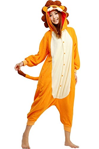 WOTOGOLD Animal Cosplay Costume Unisex Children and Adult Lion Pajamas