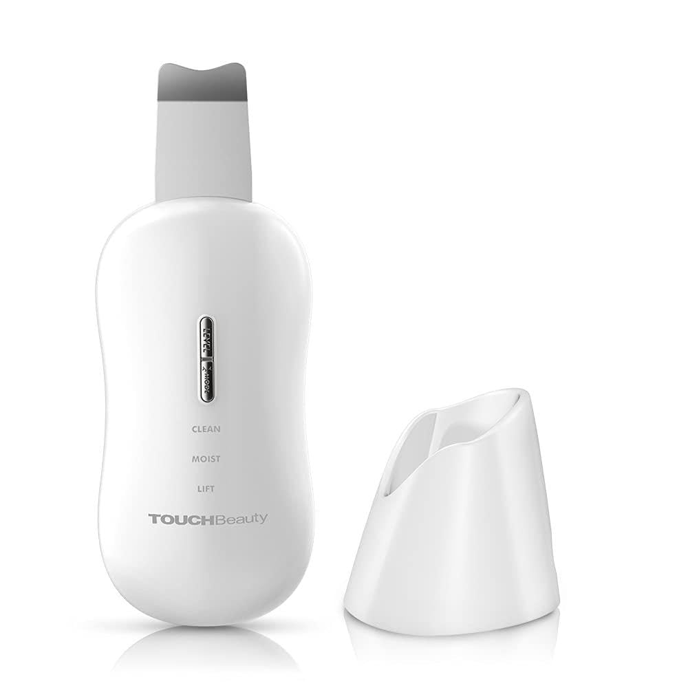 TOUCHBeauty Ultrasonic Facial Skin Scrubber SPA Gentle Peel Dermabrasion,Blackhead Remover, Exfoliation Facial Lifting, Skin Rejuvenation Anti-Age Device Cordless Facial Beauty Device AG-1887