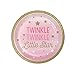 Twinkle Twinkle Little Star 1st Birthday Girl Party Supplies Pack for 16 Guests: Straws, Dessert Plates, Beverage Napkins, Cups