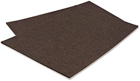 Richelieu Hardware 23152 PRO-TEC Self-Adhesive Medium-Duty Sheet Felt Pads, Brown