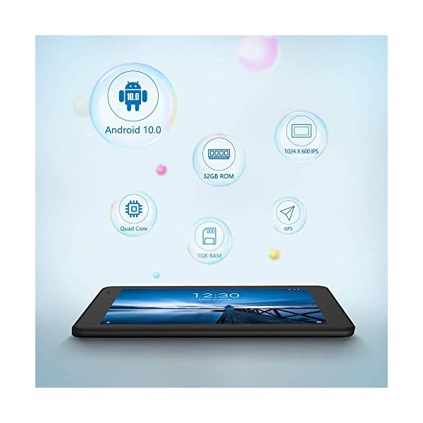 VANKYO MatrixPad Z1 Tablet 7 inch, Android 10.0 Go, 32GB ROM, Quad-Core Processor, HD IPS Display, Wi-Fi, GPS, FM, BT4.2…