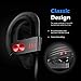 [Upgraded] Bluetooth Headphones, Bluetooth 5.0 Bass/Hi-fi Stereo/in-Ear Sports Earphones, 8-10Hour Battery, Workout Headset with IPX7 Waterproof, Built-in Mic Noise Cancelling Headset for Running, Gym