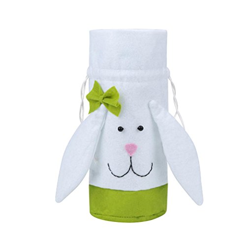 Easter Candy Bag ,Elevin(TM) Easter Rabbit Trousers Gift Candy Bag case Creative Present Home Accessory Decorative Gift Bag (Green 1-10cm20cm)