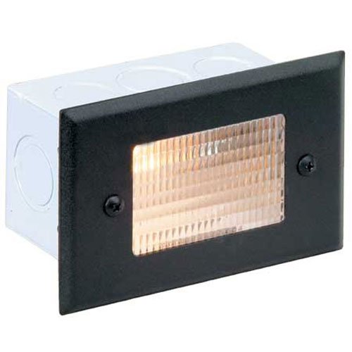 Corona Lighting CL-350-BK 18W Low Voltage Rectangular Recessed Step Light, Black - 5