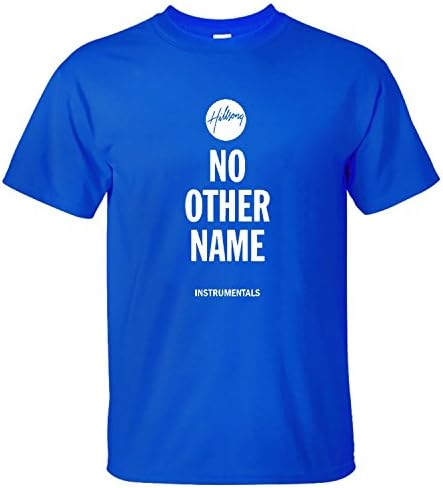 XHAND Men's Top Top Hillsong Worship Cotton Soft T-Shirt blue S